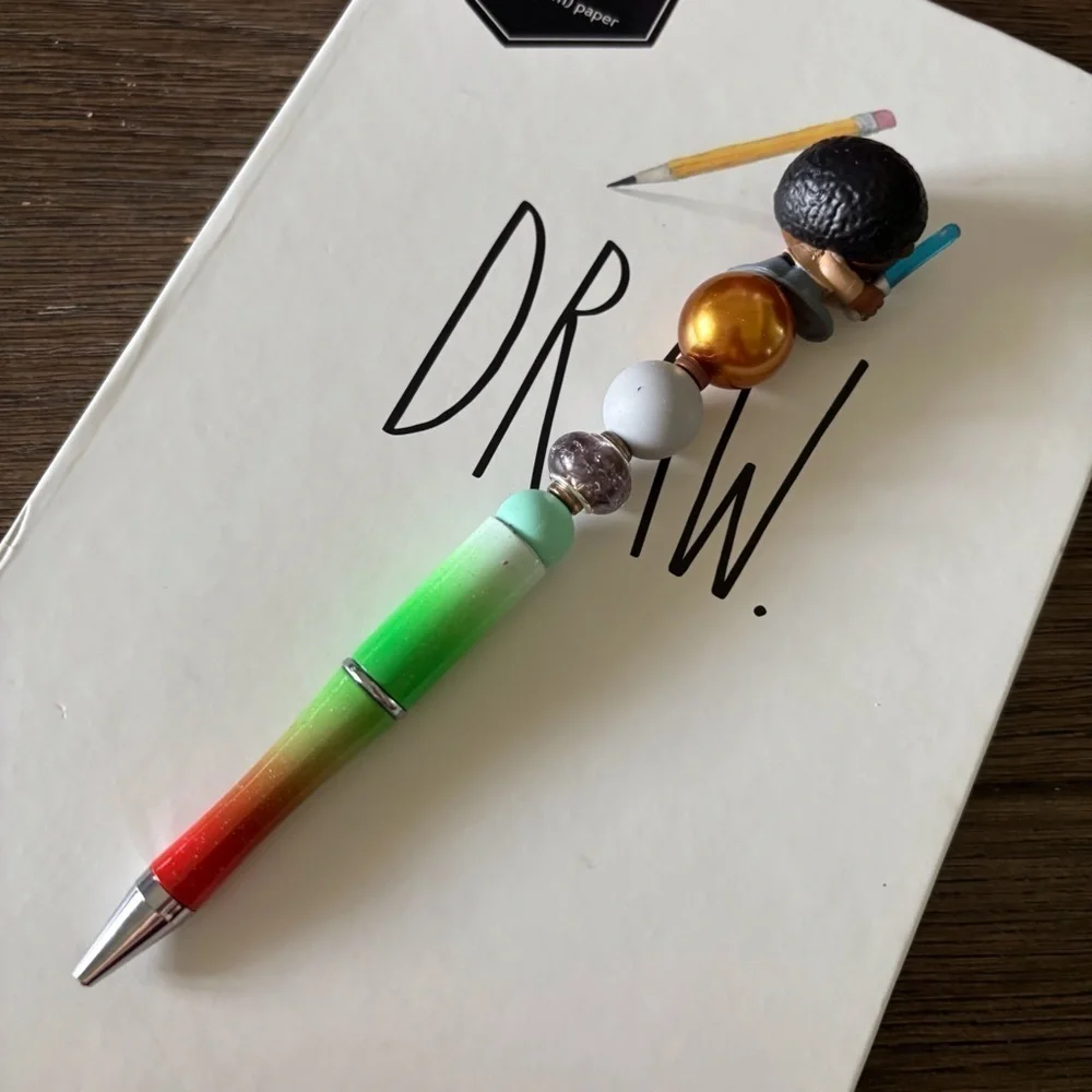 Disney Doorables: Star Wars: Finn handmade beaded pen